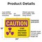 Signmission Radiation & Laser Sign, 18 in H x 24 in W, Plastic, Rectangle OS-2PACK-CR-P-1824-L-10218 - alternate 4